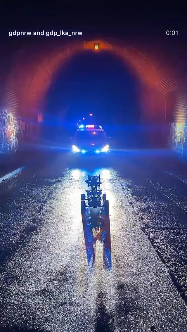 RC Car „Archie" mit KI-Gimbal-Tracking beim Imagefilm-Dreh für die GdP NRW